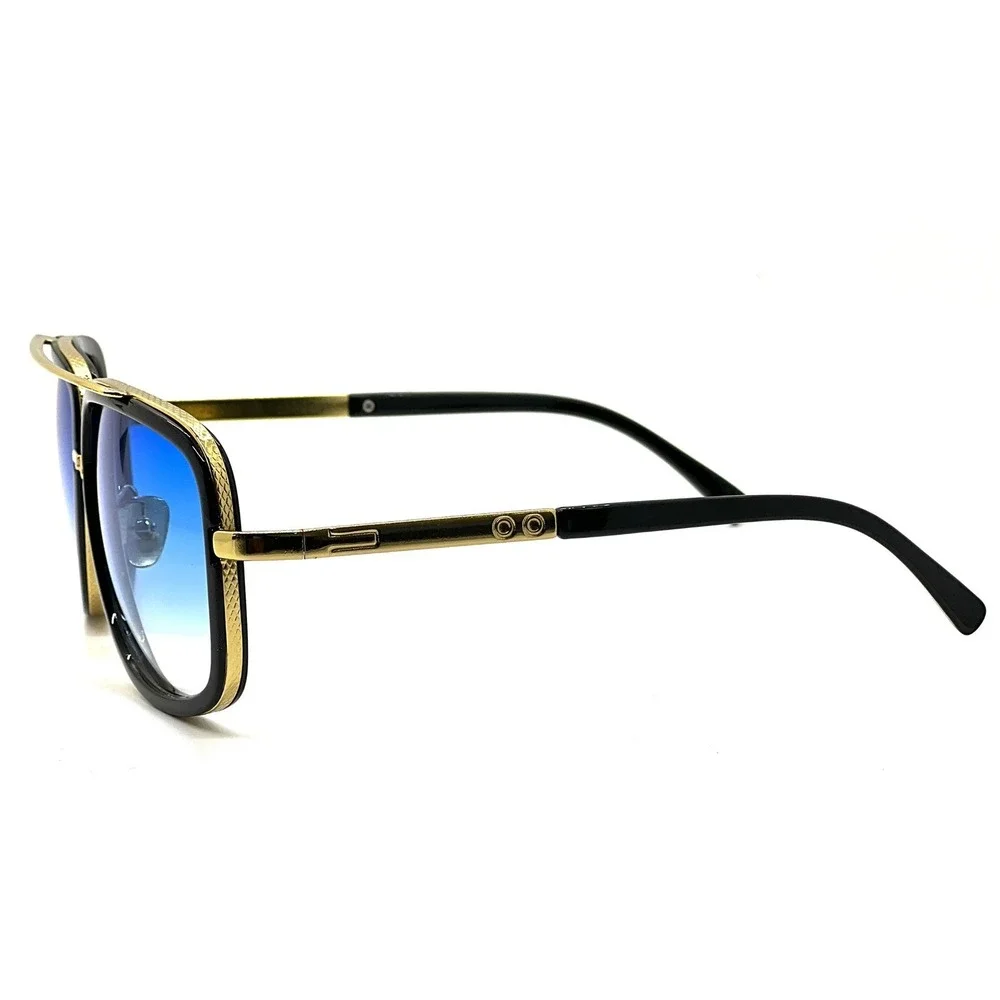 Rectangular Sunglasses Retro Classic Driving Outdoor Style Trendy Demi Pilot New